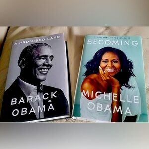 Barack and Michelle Obama Hardback Book Gift Set